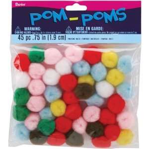  Darice 10176 11 Pom Poms .75 Inch 45/Pkg Toys & Games