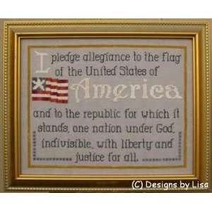   Allegiance, Cross Stitch from Designs by Lisa Arts, Crafts & Sewing