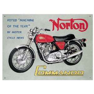  Norton Commando Motorcycle Sign