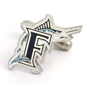  Florida Marlins MLB Logod Executive Cufflinks w/Jewelry 