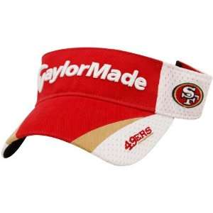 TaylorMade San Francisco 49ers Visor   San Francisco 49ers One Size 