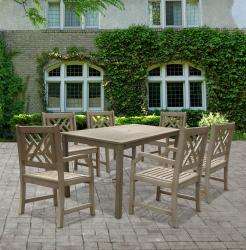 Renaissance 7 piece Table/ Armchair Outdoor Dining Set  