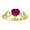 14k solid gold ring with natural diamonds ruby our price $ 299 45