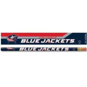  COLUMBUS BLUE JACKETS OFFICIAL LOGO PENCIL 6 PACK Sports 