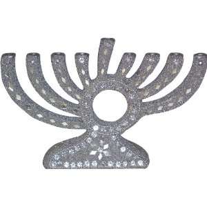  Menorah   Hand Crafted Beads Work on Metal 9 L X 6 H 