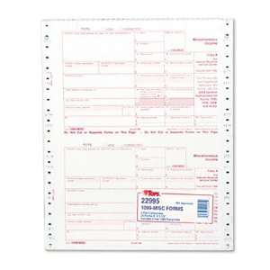  1099 Tax Forms for Dot Matrix Printers/Typewriters Office 