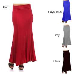 Tabeez Womens Plus Size Maxi Skirt  