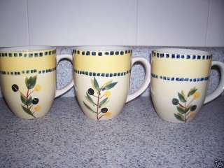 ROYAL NORFOLK 8 HAND PAINTED CUPS  