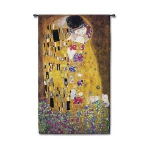   Art Tapestry The Kiss Rectangle 0.32 x 0.53 Area Rug