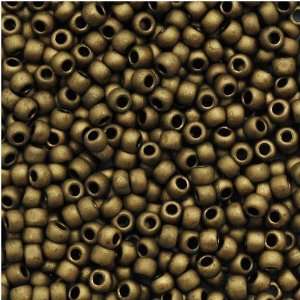  Toho Round Seed Beads 11/0 #702 Matte Dark Copper 8 Gram 