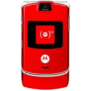  Motorola Razr V3m for Verizon Cherry Red and Platinum 