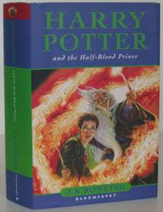 JK ROWLING Harry Potter Half Blood Prince SIGNED FIRST UK EDITION 