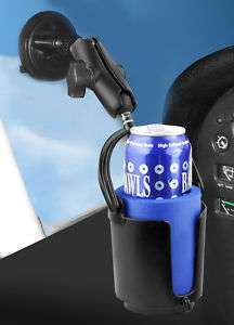 RAM Boat / Car / Airplane Windshield Drink Cup Holder  