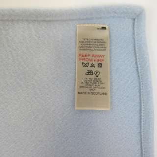 NEW BURBERRY Baby Boy 100% Cashmere Blue Mega Check Blanket Layette 