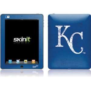   Royals   Solid Distressed Vinyl Skin for Apple iPad 1 Electronics