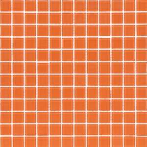  Supreme Glass Tiles 4mm glass in Orange   1 sheet is equal 