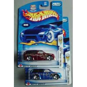   Wheels 2003 First Edition Boom Box 23/42 #035 #35 BLUE & MAROON 2 Cars