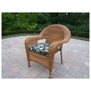  Oakland Living Corporation 90030 C BF NT Resin Wicker Arm 