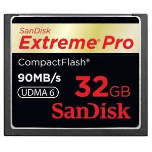  Extreme Pro CompactFlash (CF) Card. 32GB EXTREME PRO COMPACT FLASH 