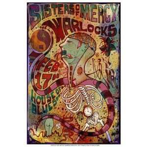  Sisters of Mercy San Diego Concert Poster Grealish MINT 