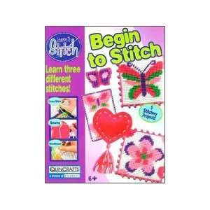  Colorbok Learn To Stitch Kit Beginner Deluxe Heart Arts 