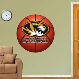  University of Missouri Fathead Wall Graphic Tigers Basketball Logo 