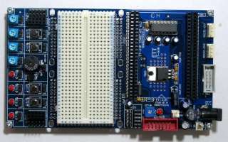 MCU START KIT   AVR Develop Board ATMEL ATMEGA128 +Exp  