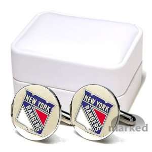   Rangers NHL Logod Executive Cufflinks w/Jewelry Box by Cuff Links