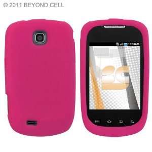  Samsung Dart SGH T499 Gel Skin Case   Magenta Cell Phones 