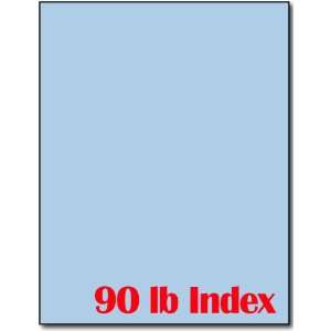  90lb Index Blue Cardstock   25 Sheets