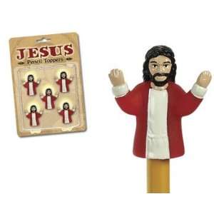 Jesus Pencil Toppers, 5 Pack