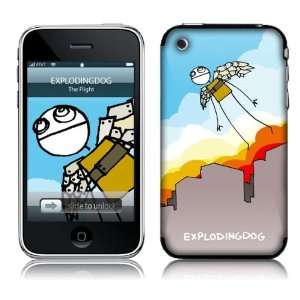   iPhone 2G/3G/3GS EXPLODINGDOG   The Flight Cell Phones & Accessories