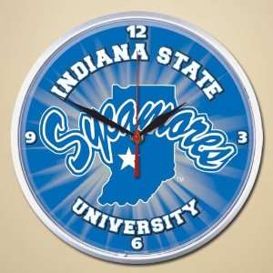  Indiana State Sycamores 12 Wall Clock