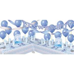  Blue Baby Soft Baby Shower Party Supplies Deluxe Party Kit 