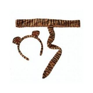   Plush Headband Ears Tail Safari Zoo Jungle Dressup Halloween Costume