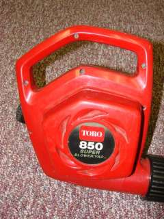 Toro 850 Super Blower/Vac Electric Leaf Yard Machine  