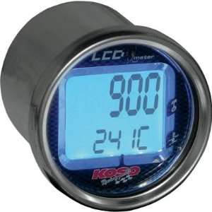  Koso North America Electronic Tachometer/Temperature Gauge 