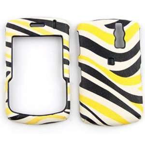 Curve 8300/8310/8320/8330  Leather Snap On, Yellow and Black Stripes 