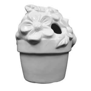  Ceramic Ready To Paint Flower Pot Birdhouse by Plaid Arts 