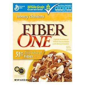 FIBER ONE CEREAL Honey Clusters   Case  Grocery & Gourmet 