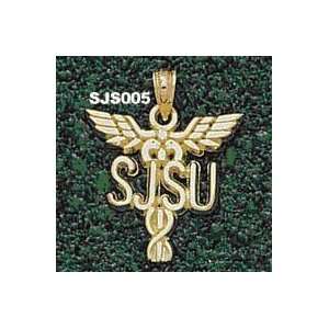  San Jose State 3/4in Pendant 10kt Yellow Gold Jewelry