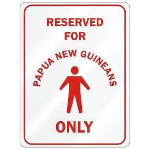   GUINEAN ONLY  PARKING SIGN COUNTRY PAPUA NEW GUINEA