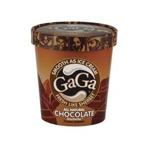  GAGA Chocolate Sherbetter, Size per pint (pack of 8 