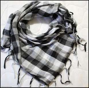 NEW special offer：Man/Woman scarf attire：10 colour COTTON grid 