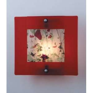  12W Autumn Of My Youth Fused Glass Sconce Kitchen 