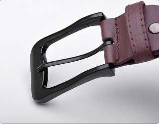 Mens&Womens Classic Rivet Belt PU Leather 5 Colors  