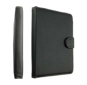 For  Kindle 4 4th PU Leather Folio WIFI Cover Case Pouch Black 