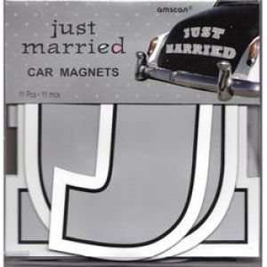  Just Married Car Magnets Toys & Games