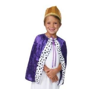    Child Purple Dressup Costume Princess King Cape Lot 8 Toys & Games