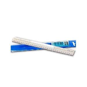  C Thru E Z Grip 12 in. Ruler non skid aluminum ruler